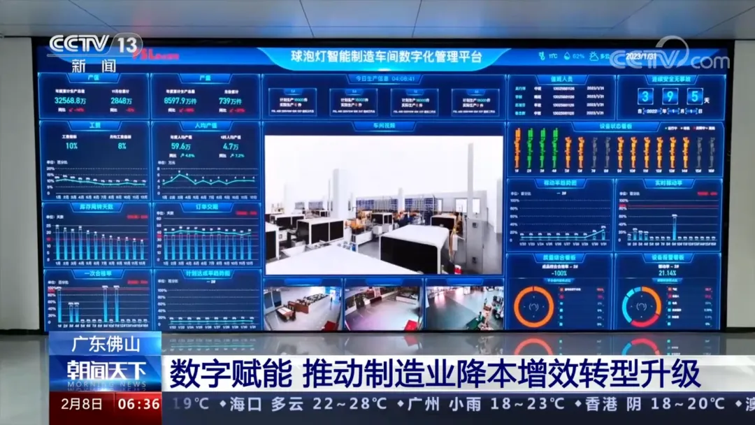 Xinhe Automation helps Foshan Lighting achieve new successes in its digital transformation!